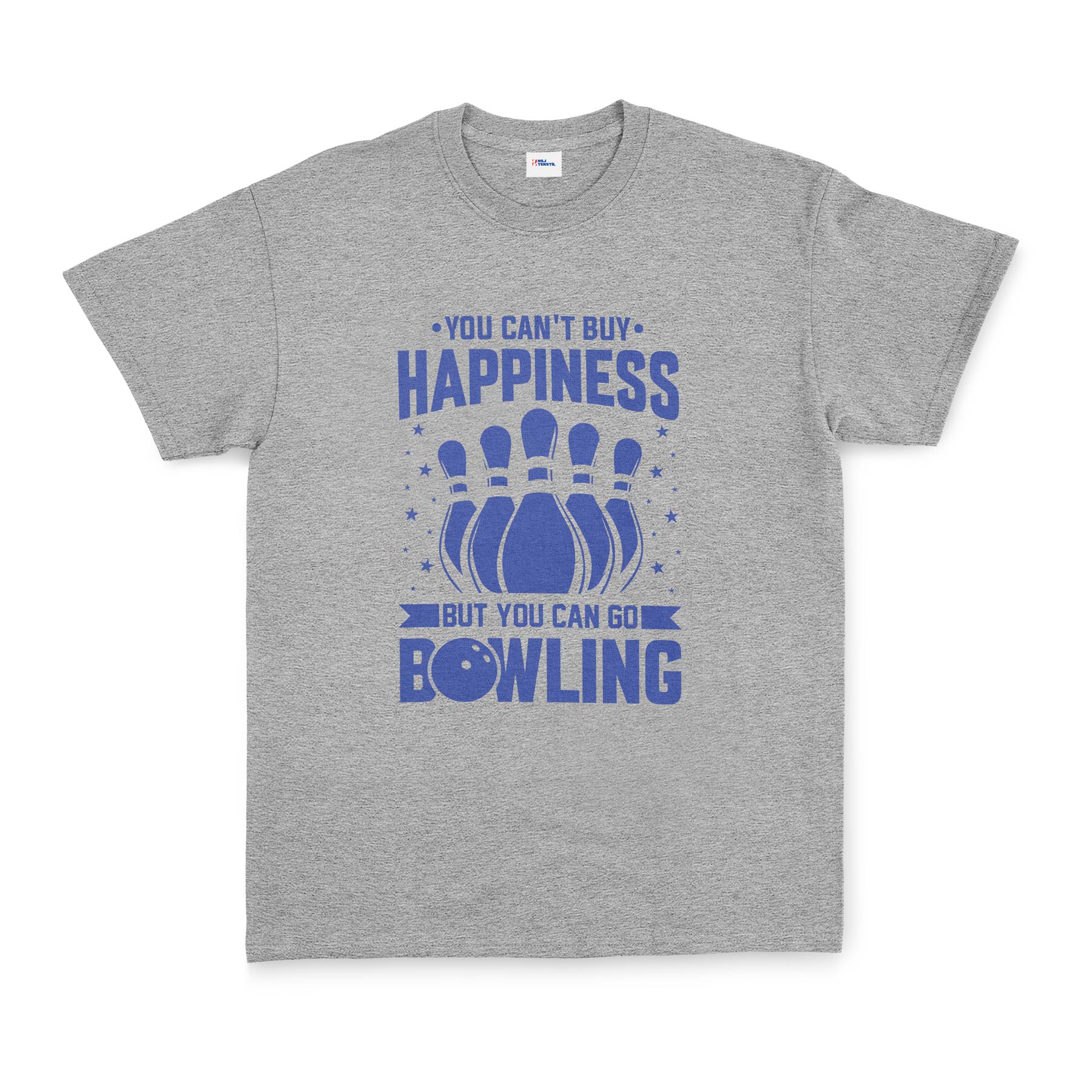 Go Bowling Tişört XL - Gri