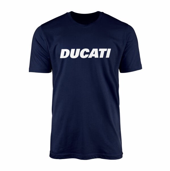 Ducati White Tişört XXL - İndigo Mavisi