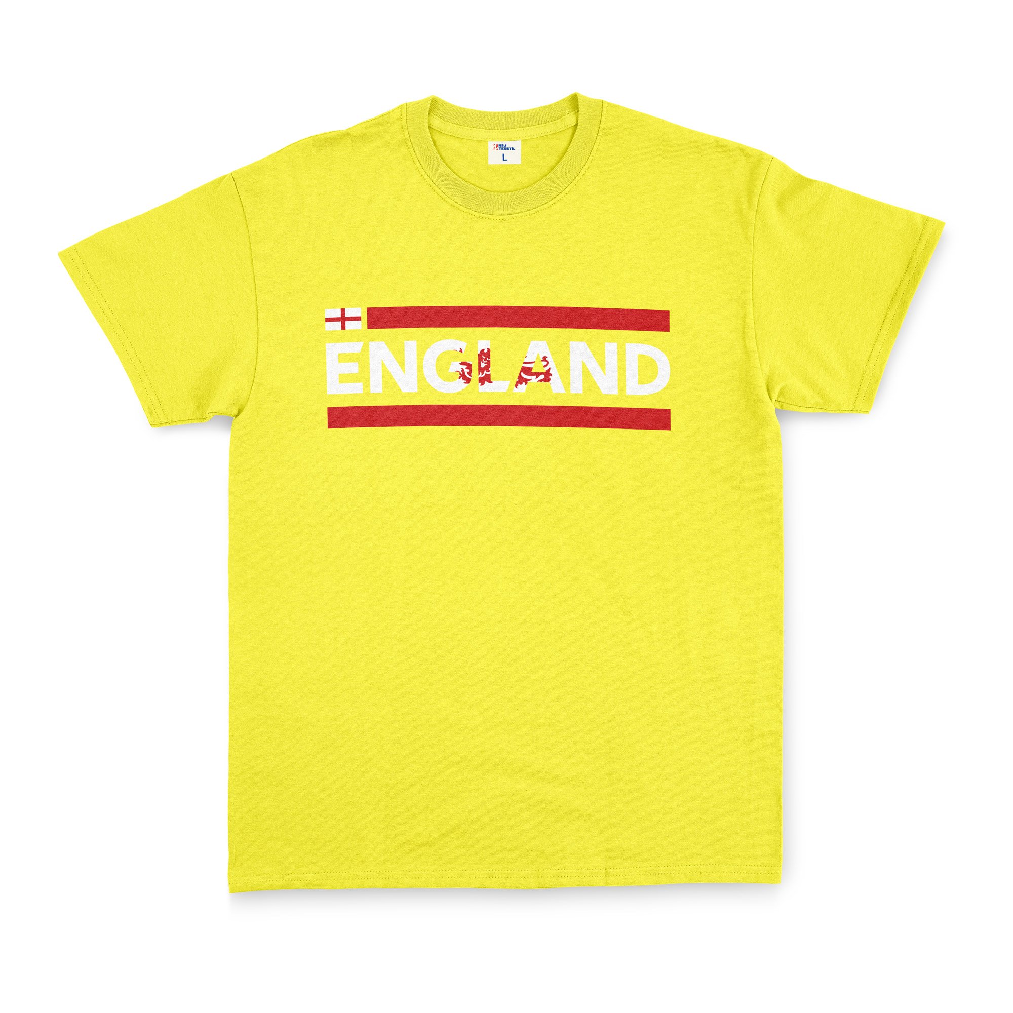 England Tişört L - Sarı