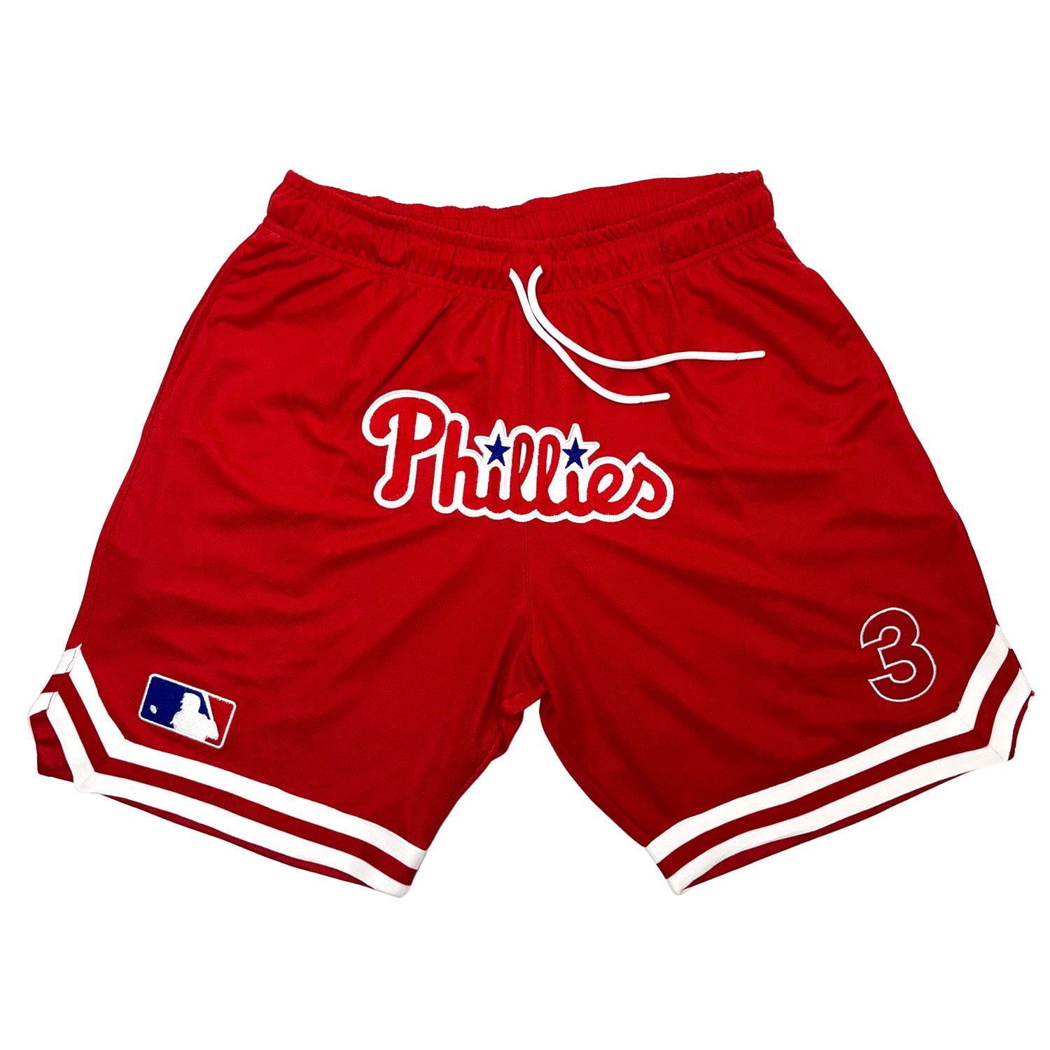 Philadelphia Phillies #3 Kırmızı Spor Şortu
