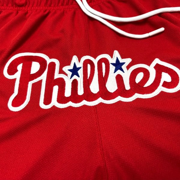 Philadelphia Phillies #3 Kırmızı Spor Şortu
