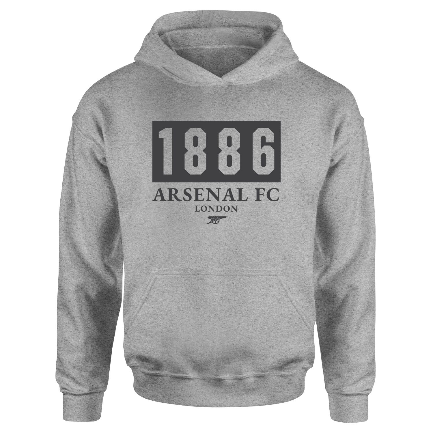 Arsenal Football Club 1886 Hoodie XXL - Gri