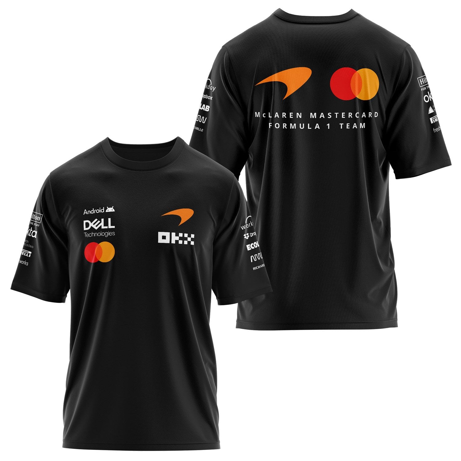 McLaren Racing 2026 Teamline Oversize Tişört S - Siyah