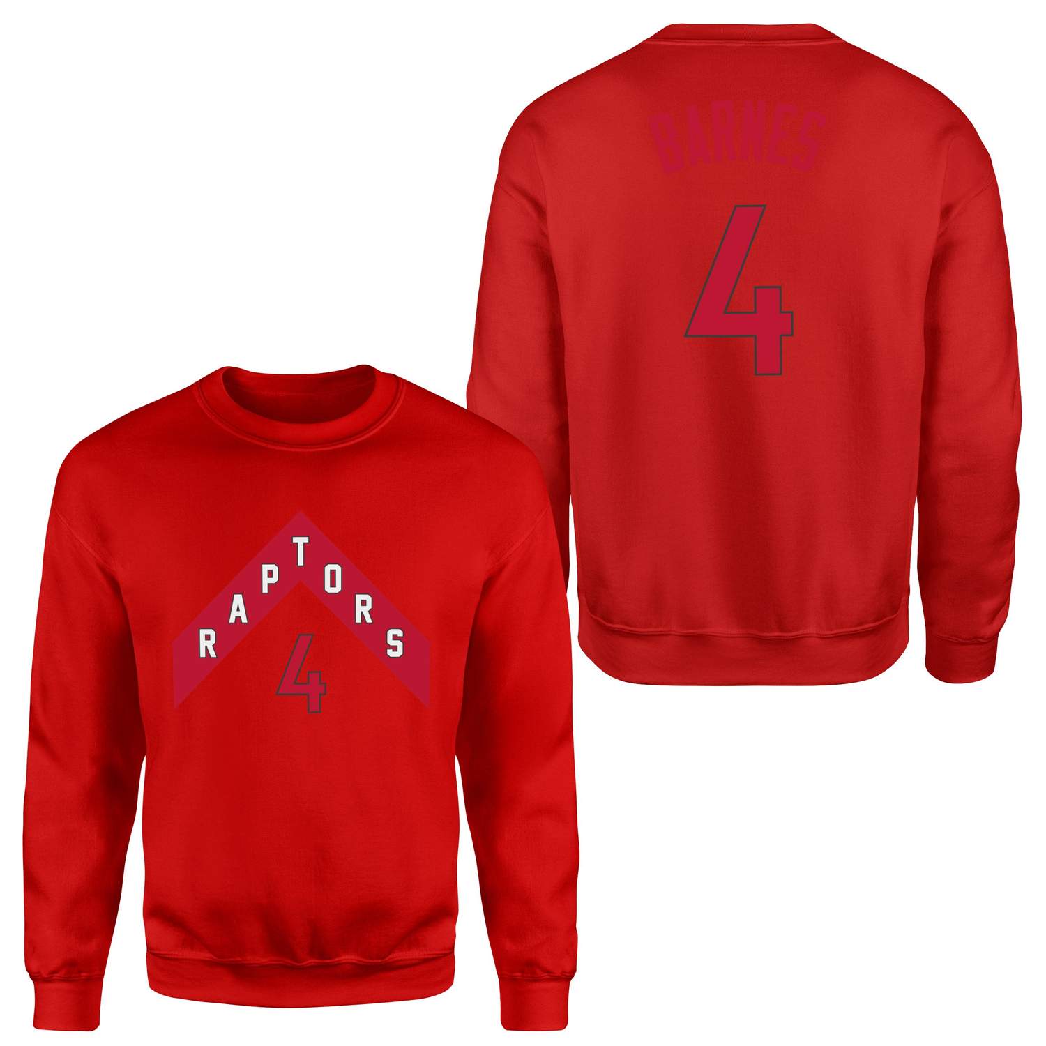 Davion Mitchell 4 Raptors Jersey Sweatshirt XXL - Kırmızı