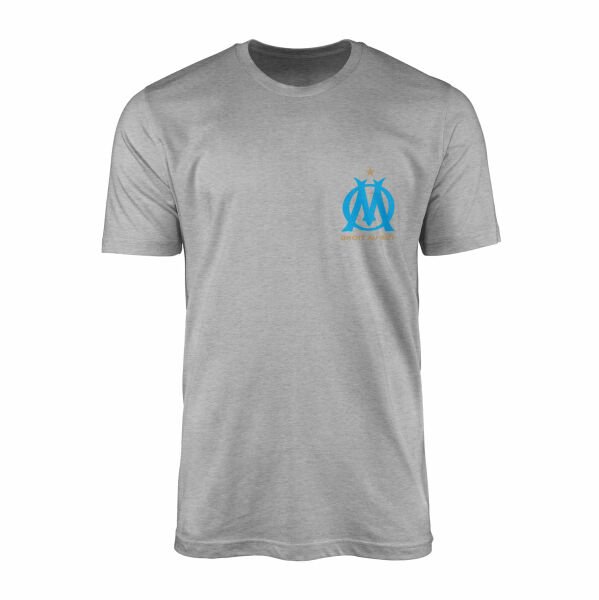Olympique de Marseille Tişört XXL - Gri