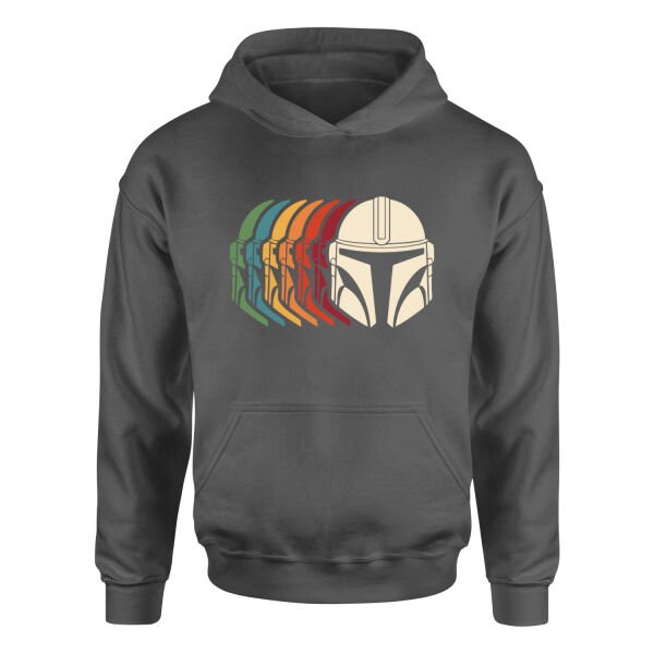 Mando Helmet Gradient Hoodie XL - Füme