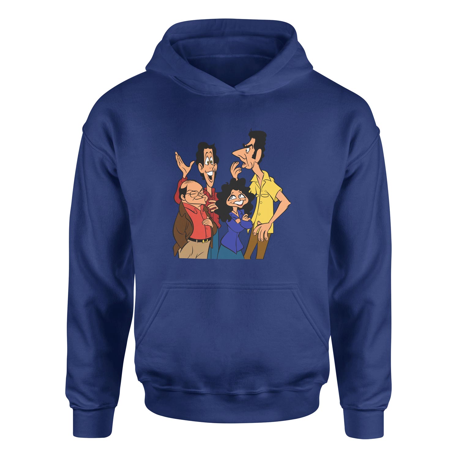 Friends of Seinfeld Hoodie XL - İndigo Mavisi