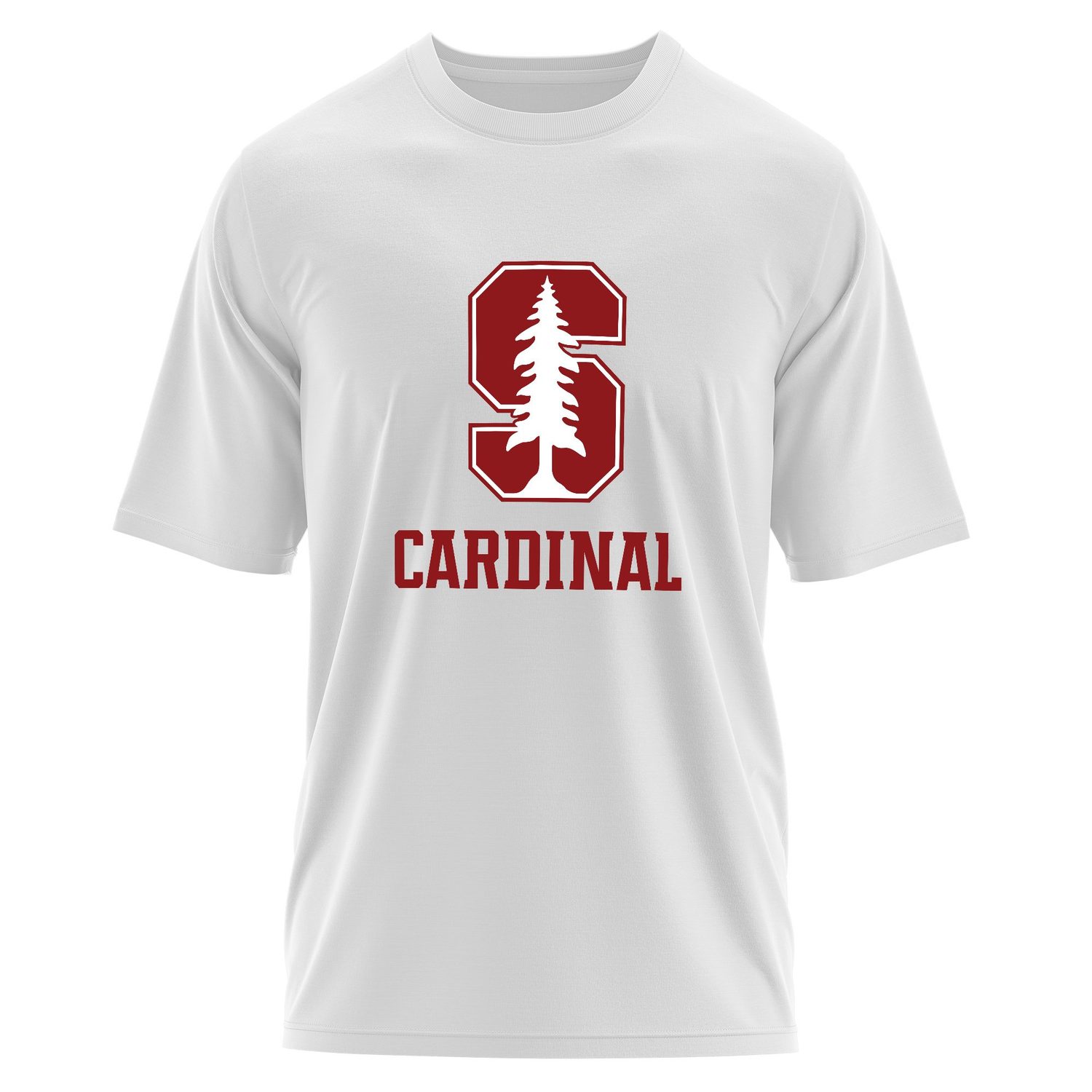 Stanford Cardinal Oversize Tişört XL - Beyaz
