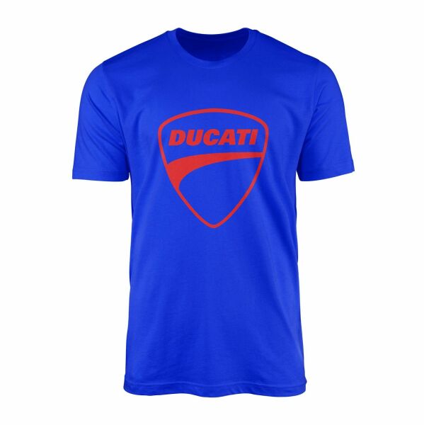 Ducati Shield Tişört S - Mavi