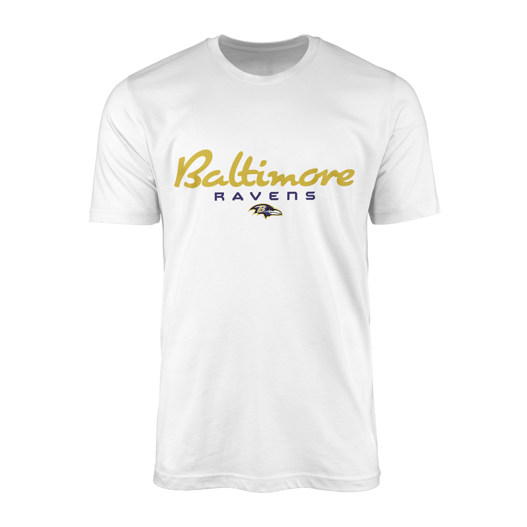 Baltimore Ravens Charm City Tişört XL - Beyaz