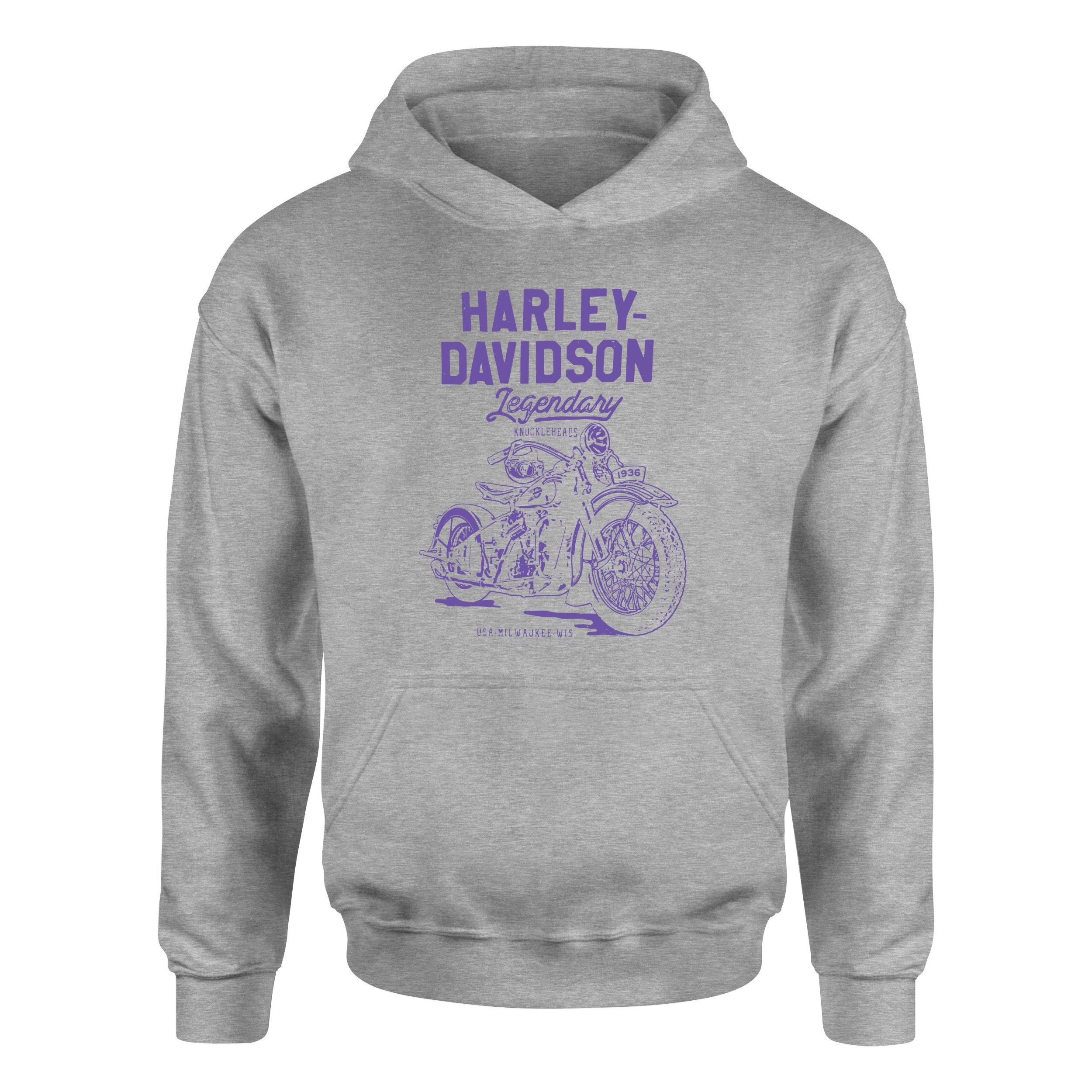 Harley-Davidson XIV Hoodie M - Gri