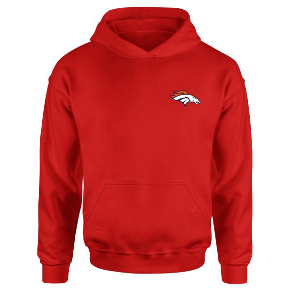 Denver Broncos Hoodie S - Kırmızı