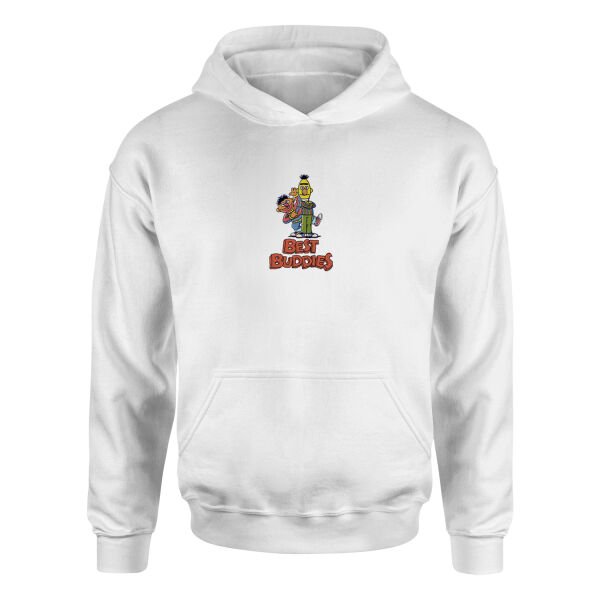Best Buddies Hoodie XL - Beyaz