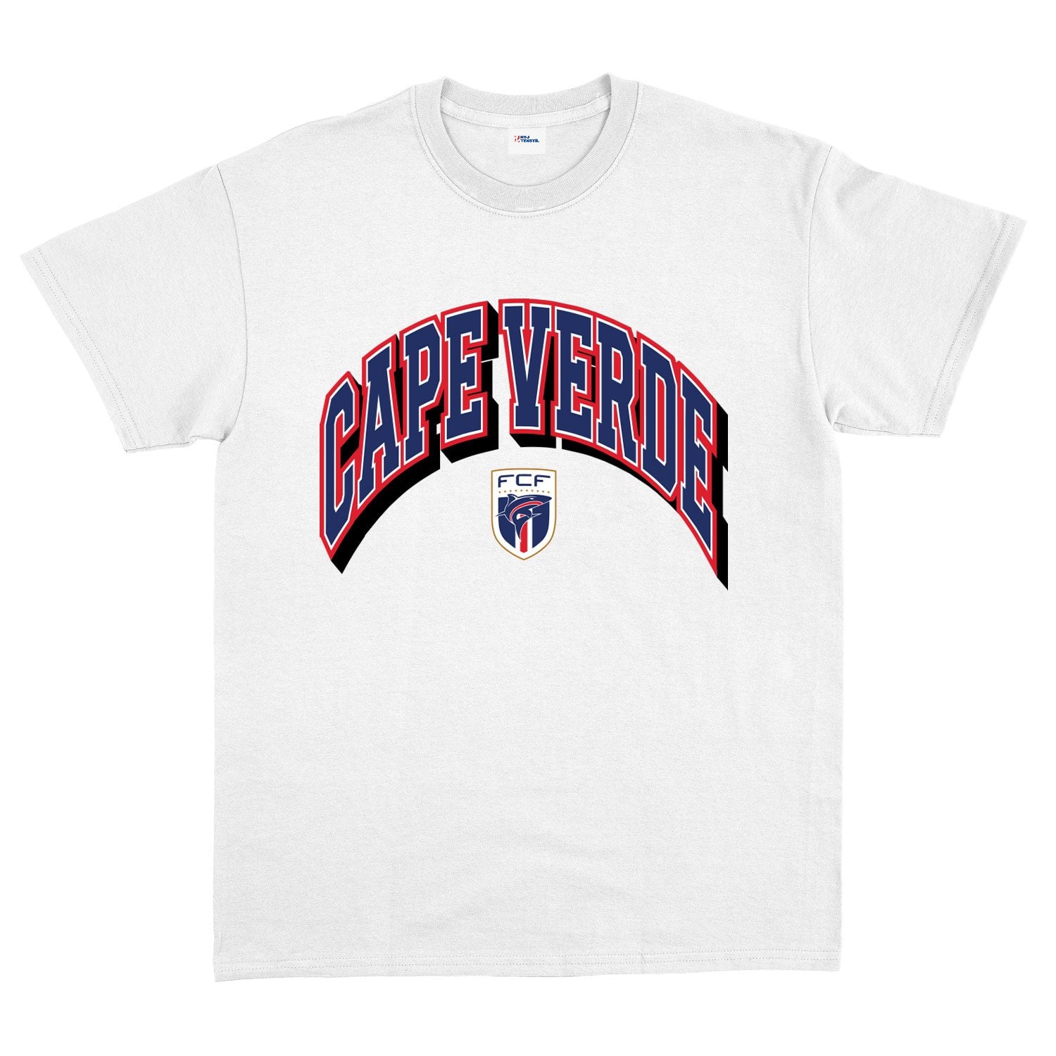 Cape Verde 2026 Varsity Tişört L - Beyaz