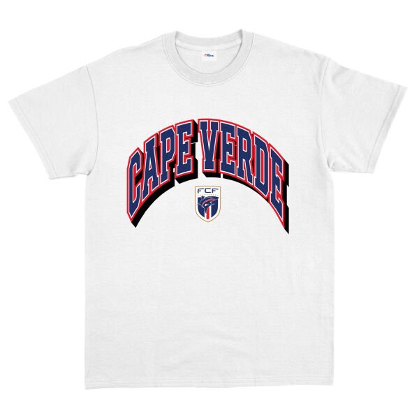 Cape Verde 2026 Varsity Tişört L - Beyaz