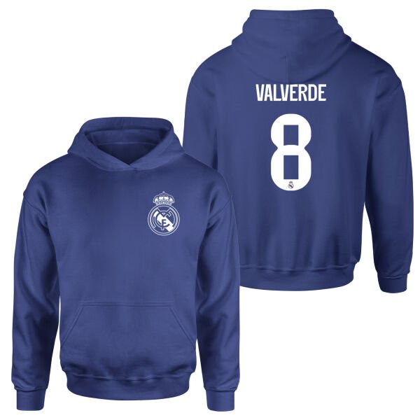Federico Valverde RM BL Forma Hoodie M - İndigo Mavisi