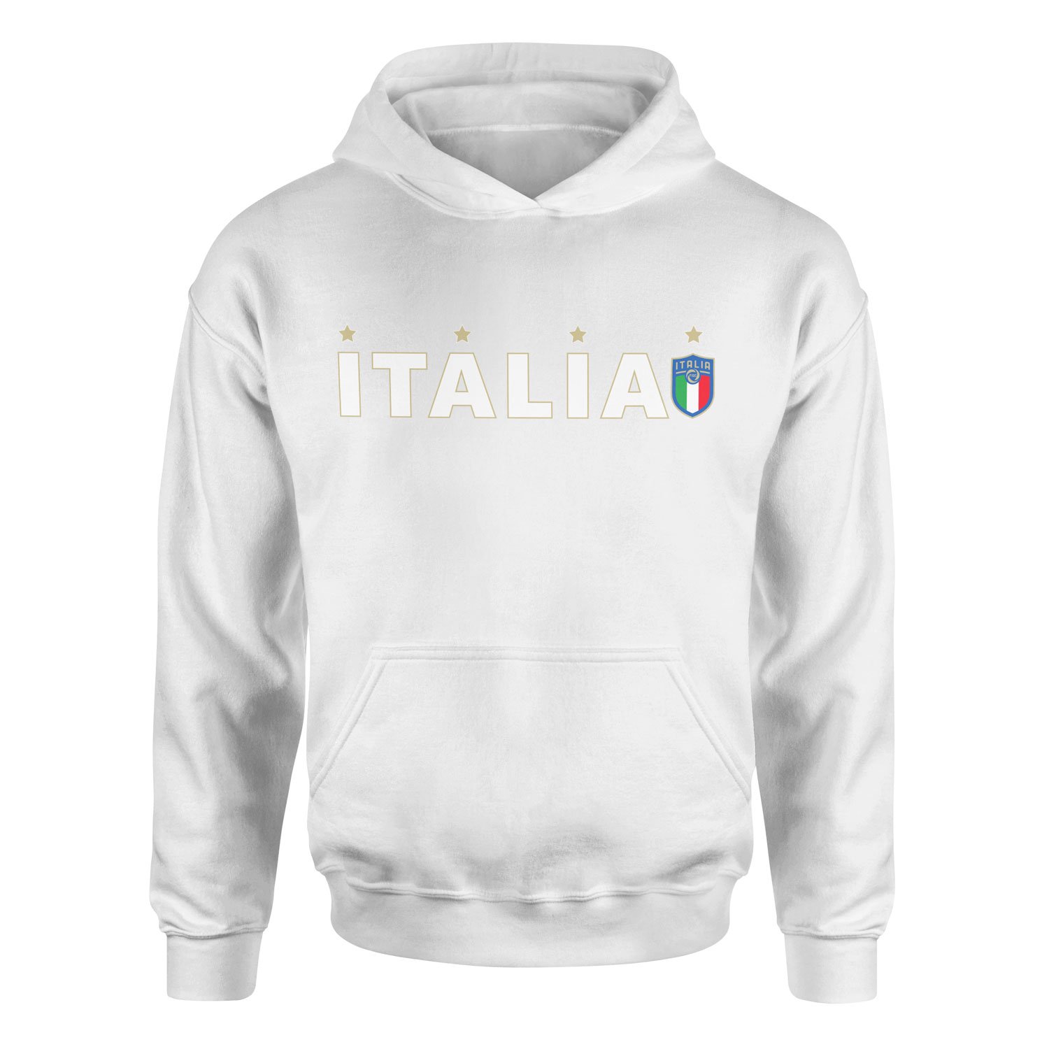 Italia Campioni del Mondo Hoodie L - Beyaz