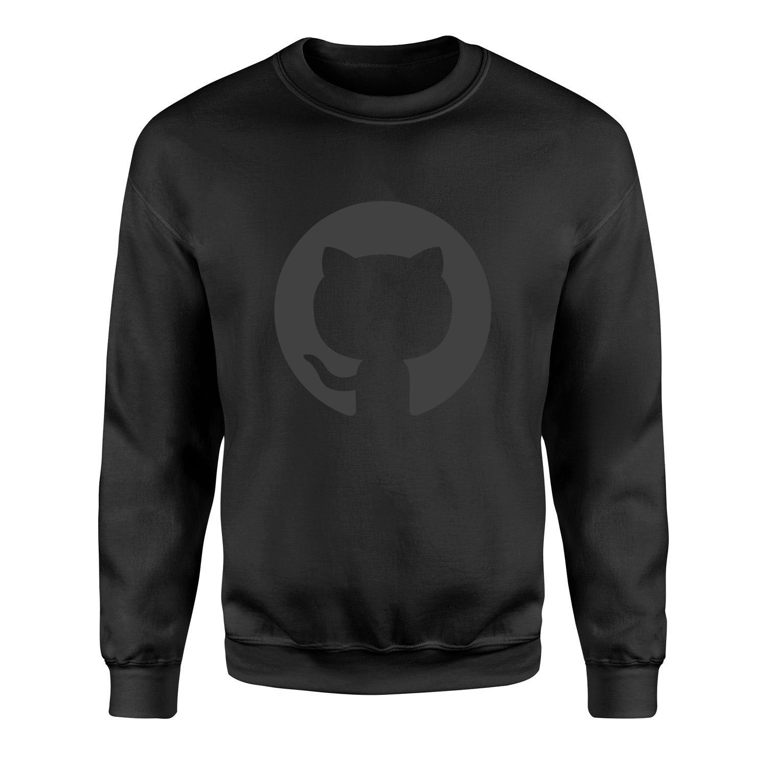 GitHub Sweatshirt S - Siyah