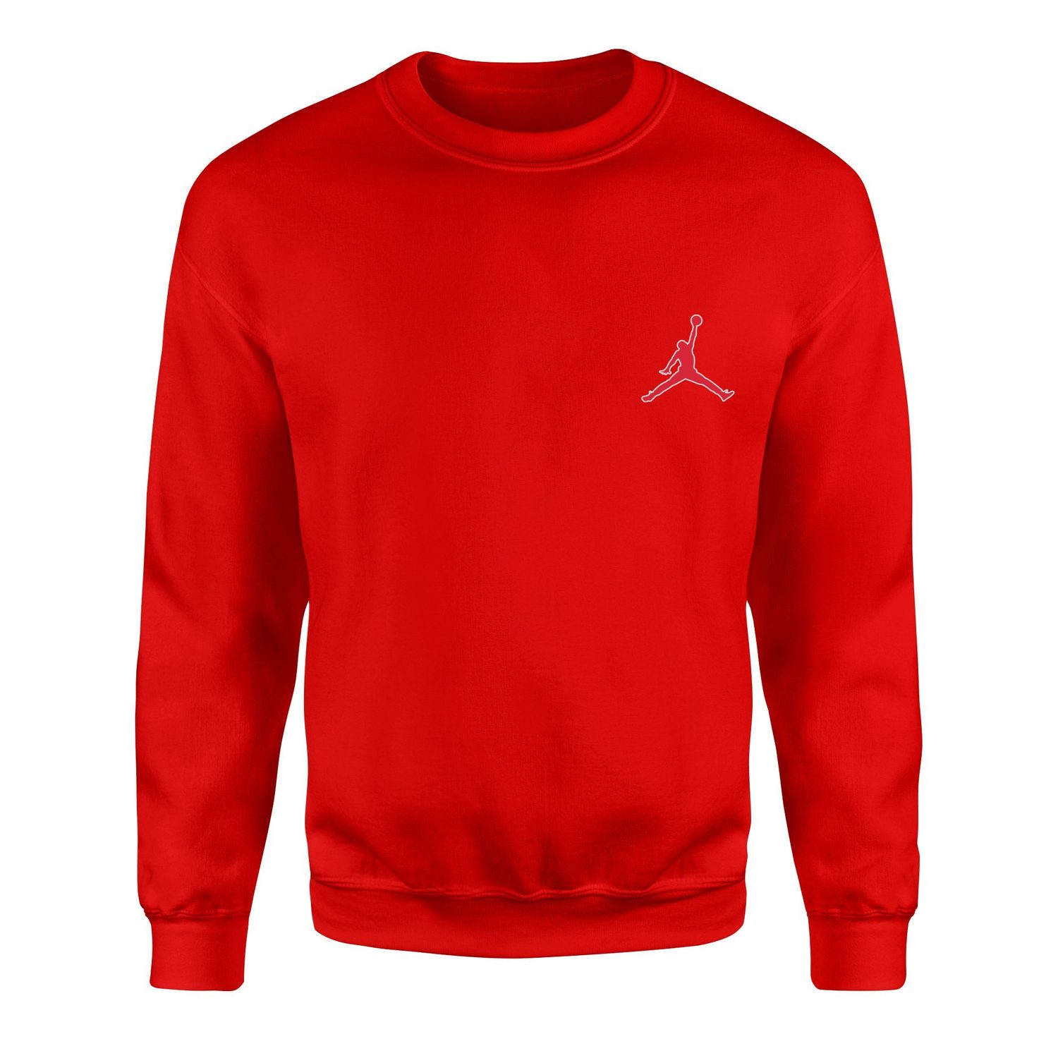 Air Jordan Red Stroked Sweatshirt S - Kırmızı