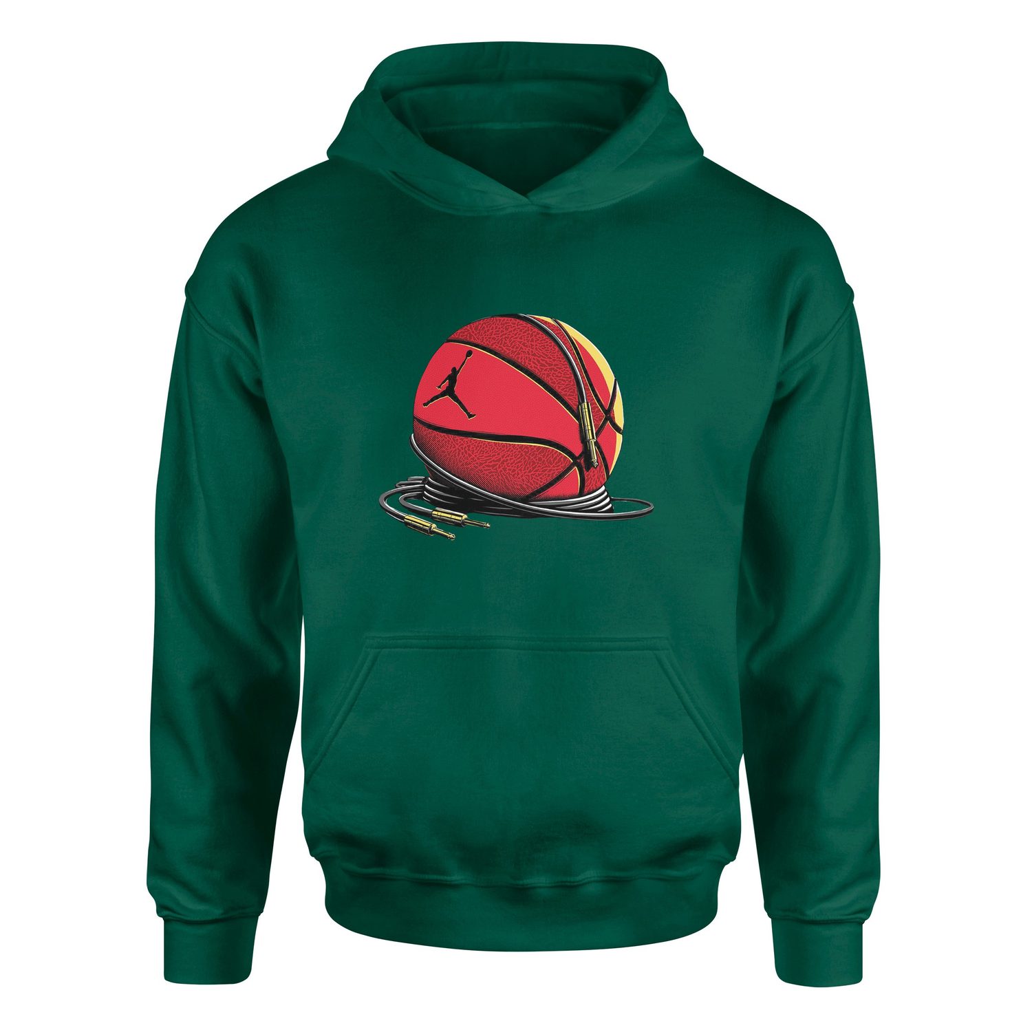 Air Jordan UNPLUGGED Hoodie M - Nefti Yeşili