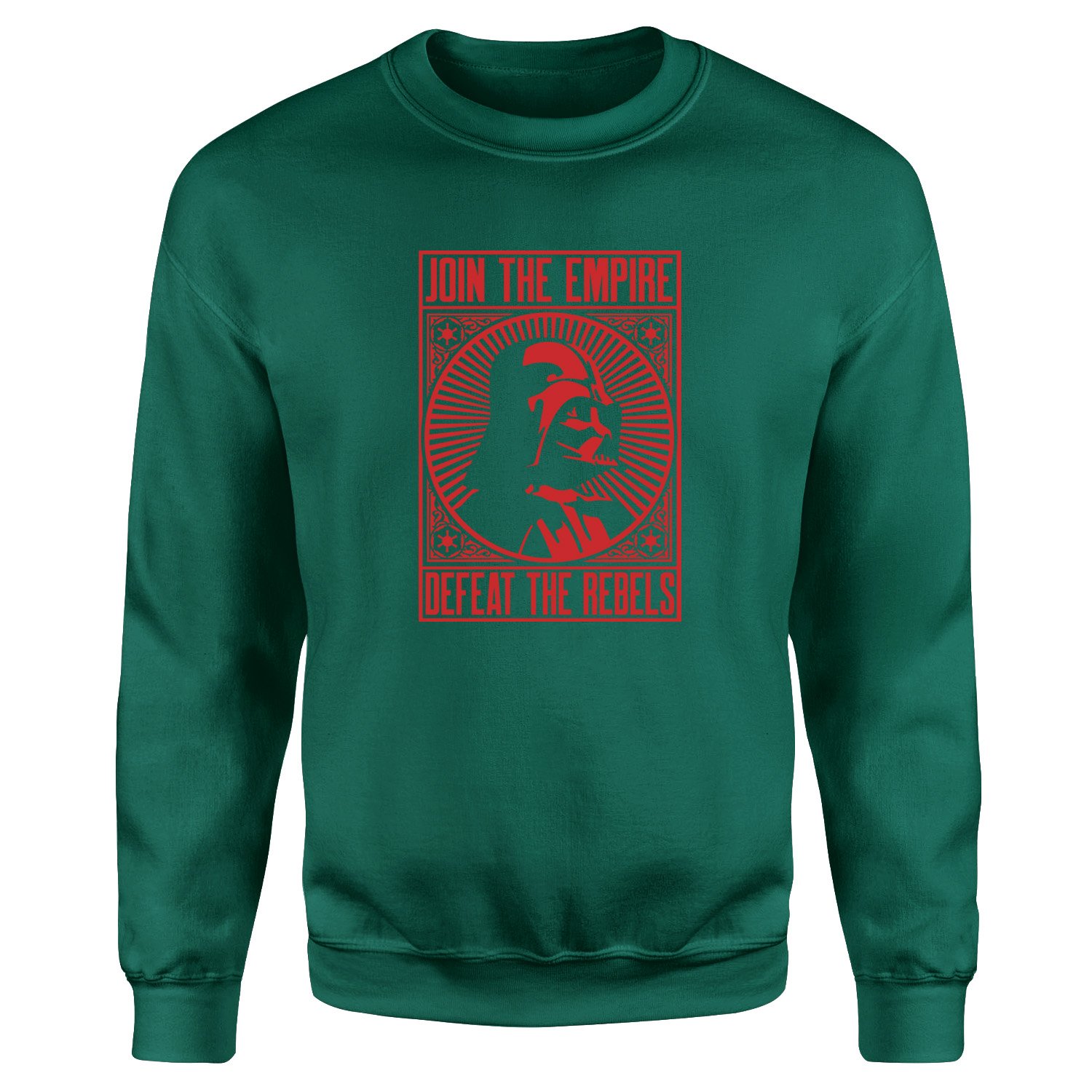 Join the Empire, Defeat the Rebels Sweatshirt L - Nefti Yeşili