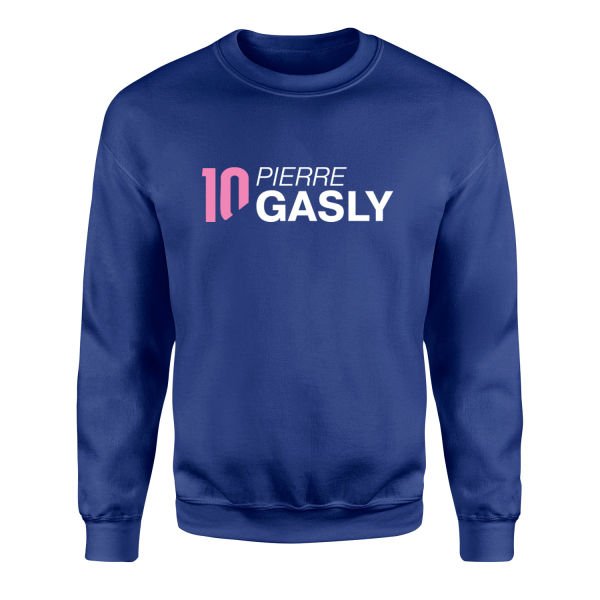 Pierre Gasly 10 Sweatshirt L - İndigo Mavisi