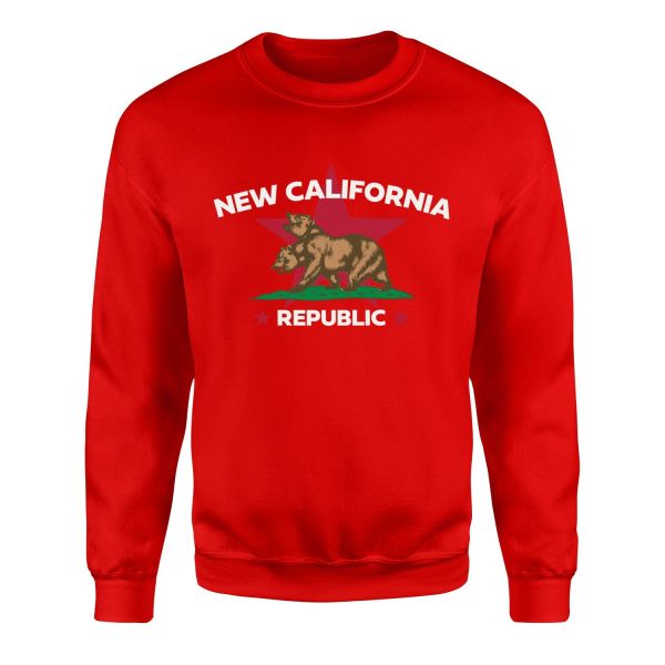 New California Republic Premium Sweatshirt S - Kırmızı