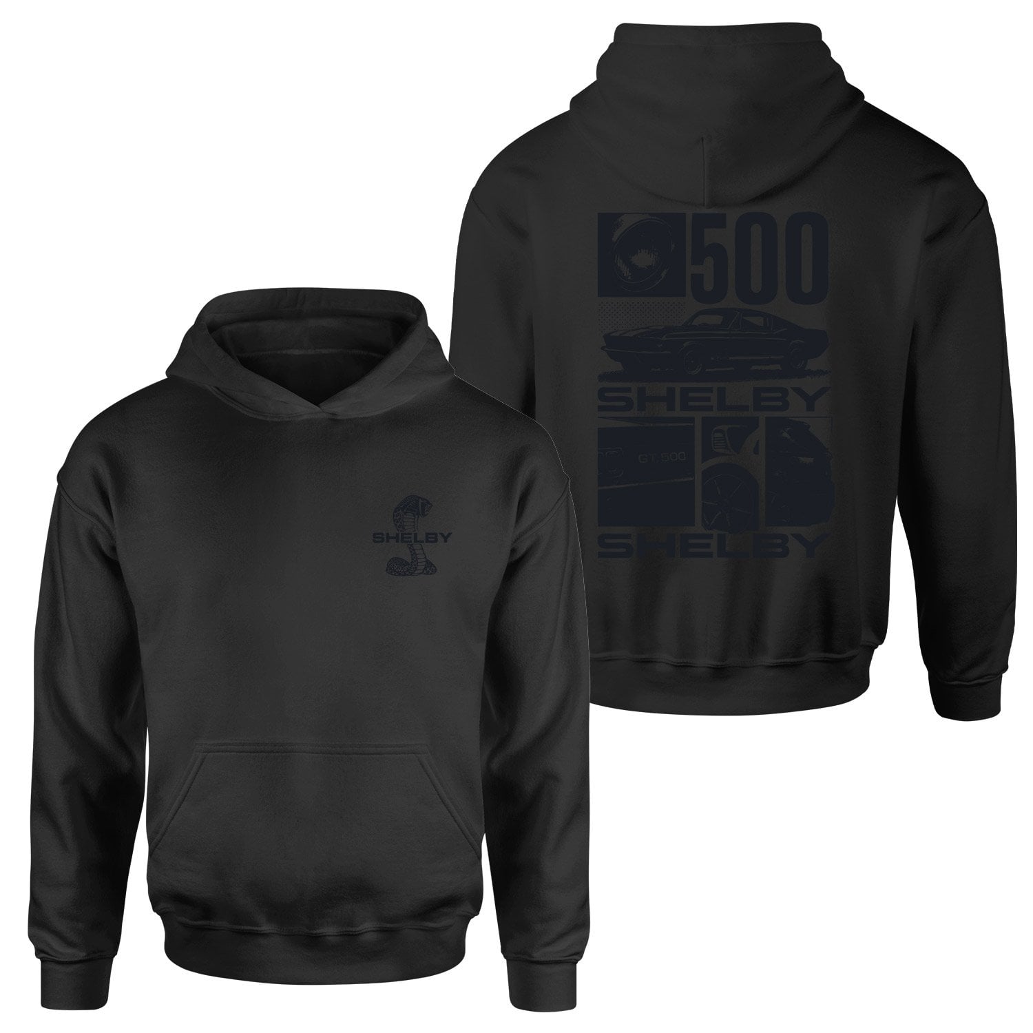 Shelby GT 500 Hoodie XXL - Siyah