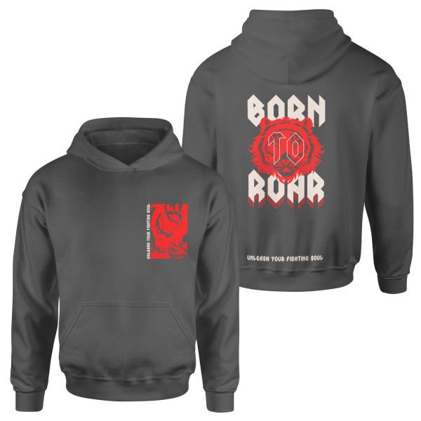 Unleash Your Fighting Soul | Tiger SE Hoodie L - Füme
