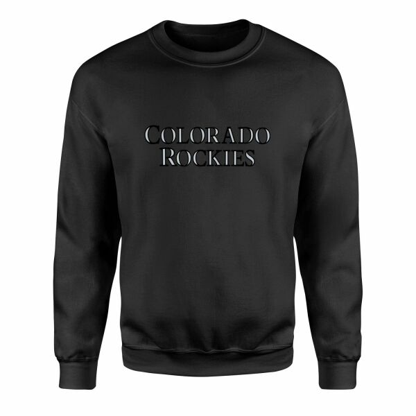 Colorado ROCKIES Sweatshirt L - Siyah