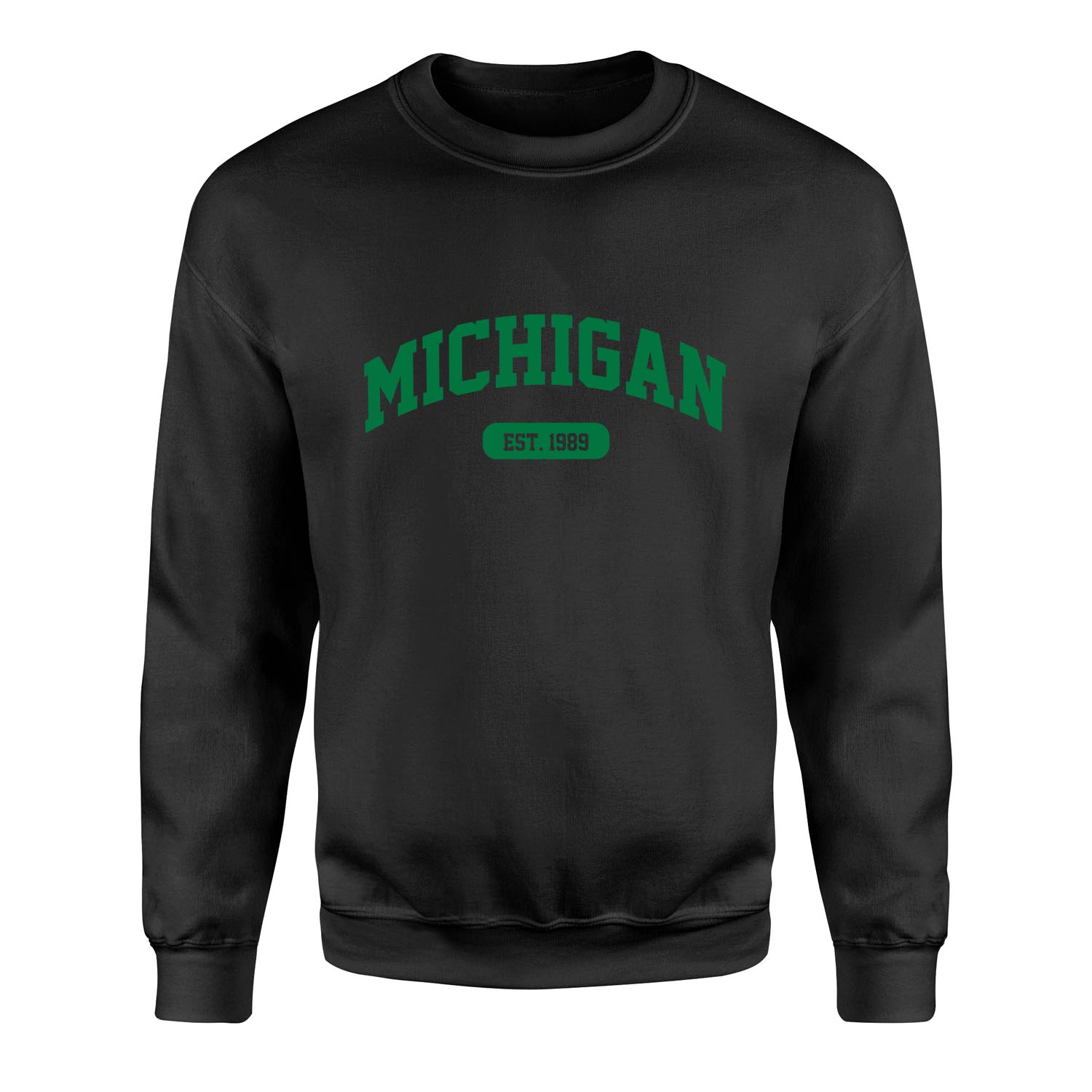 Michigan EST. 1989 Sweatshirt M - Siyah