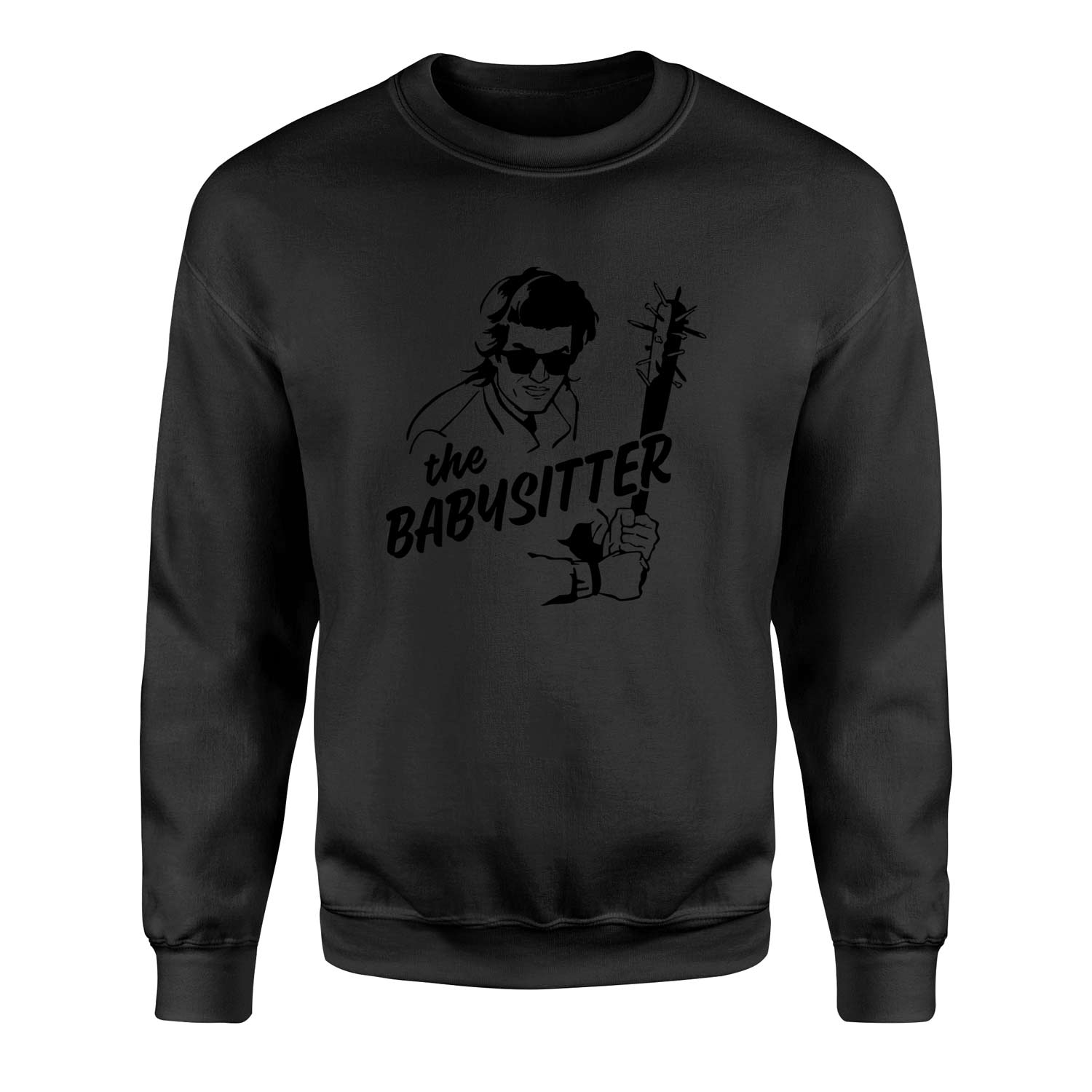 The Babysitter Sweatshirt S - Siyah