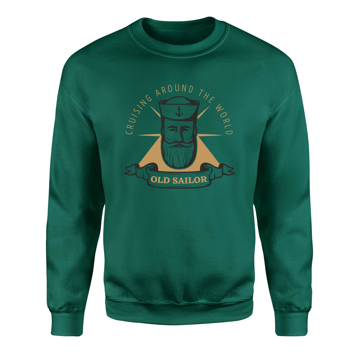 Old Sailor Sweatshirt L - Nefti Yeşili