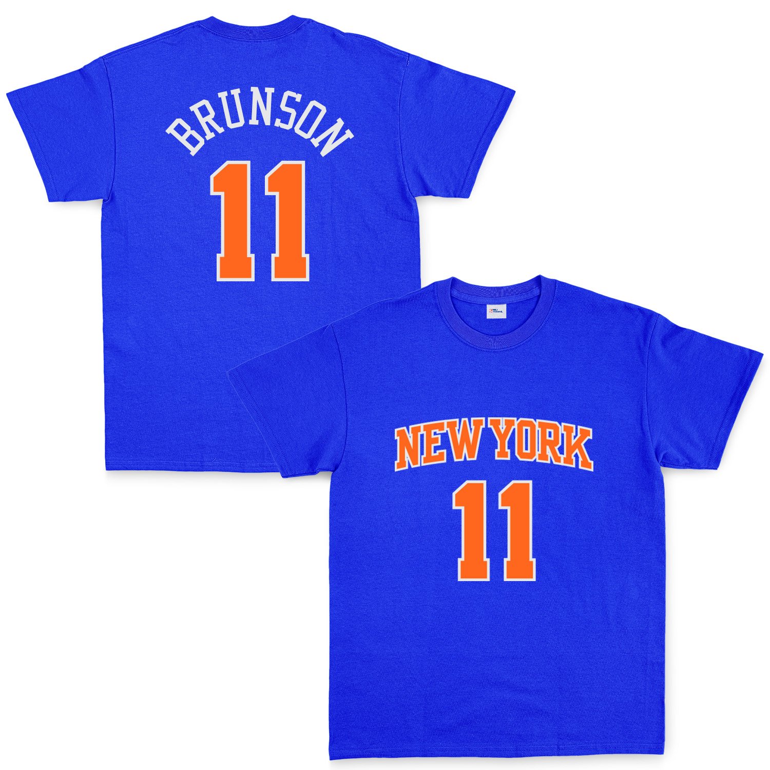 Jalen Brunson 11 New York Tişört XL - Mavi