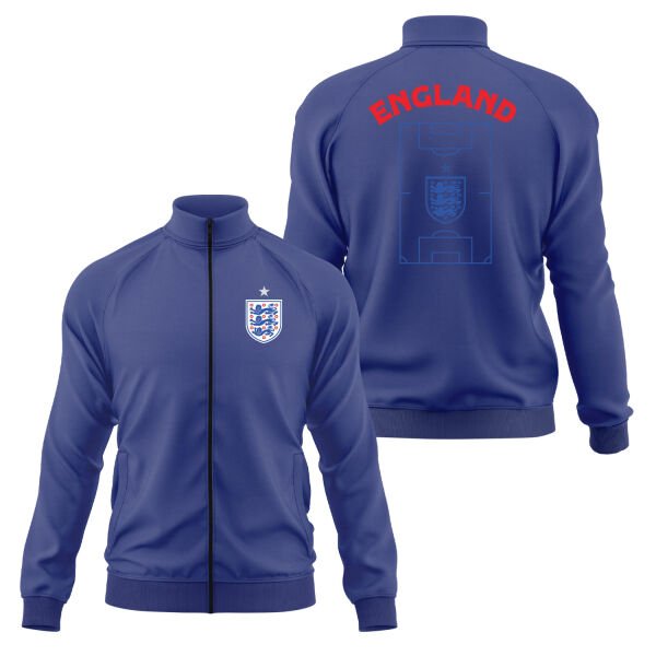 İngiltere Dünya Kupası 2026 Fermuarlı Sweatshirt L - İndigo Mavisi
