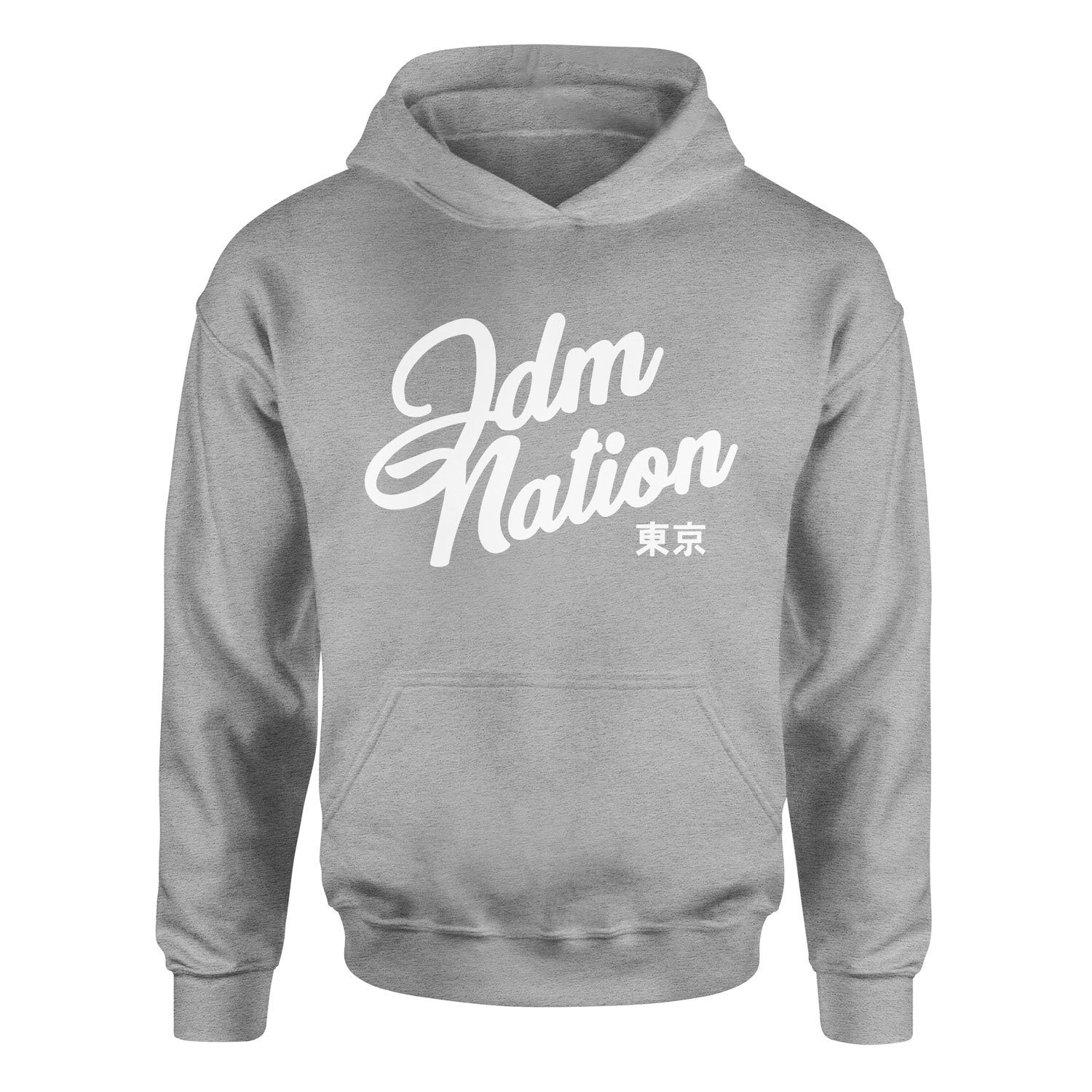 JDM Nation Hoodie M - Gri