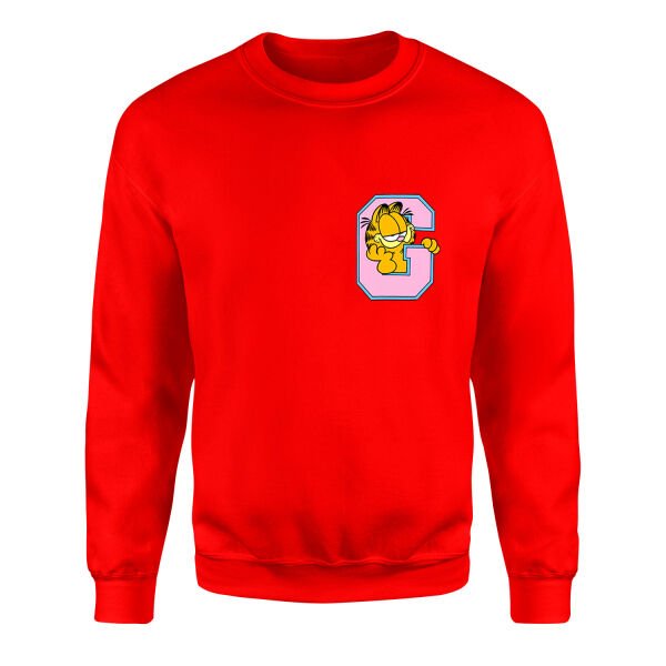 Garfield G Sweatshirt XL - Kırmızı