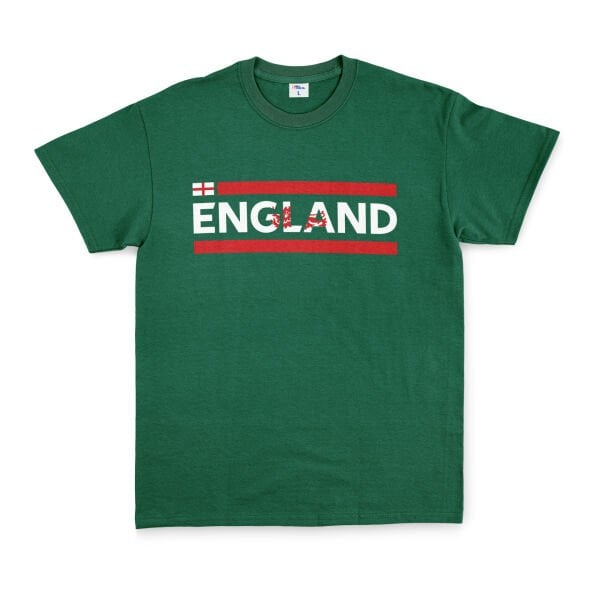 England Tişört S - Nefti Yeşili