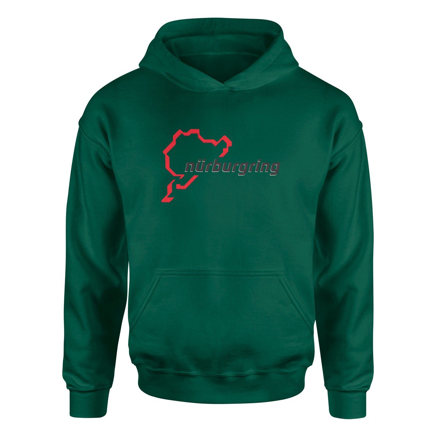 Nürburgring Big Hoodie M - Nefti Yeşili