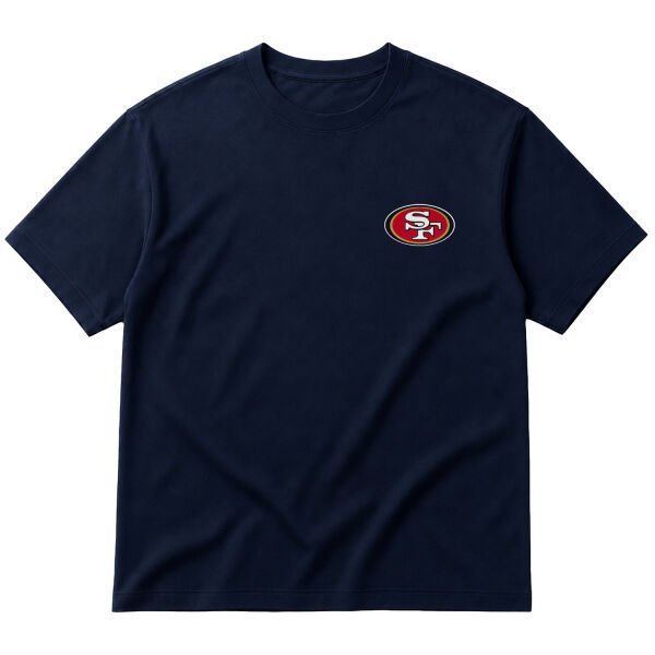 San Francisco 49ers Oversize Tişört M - İndigo Mavisi