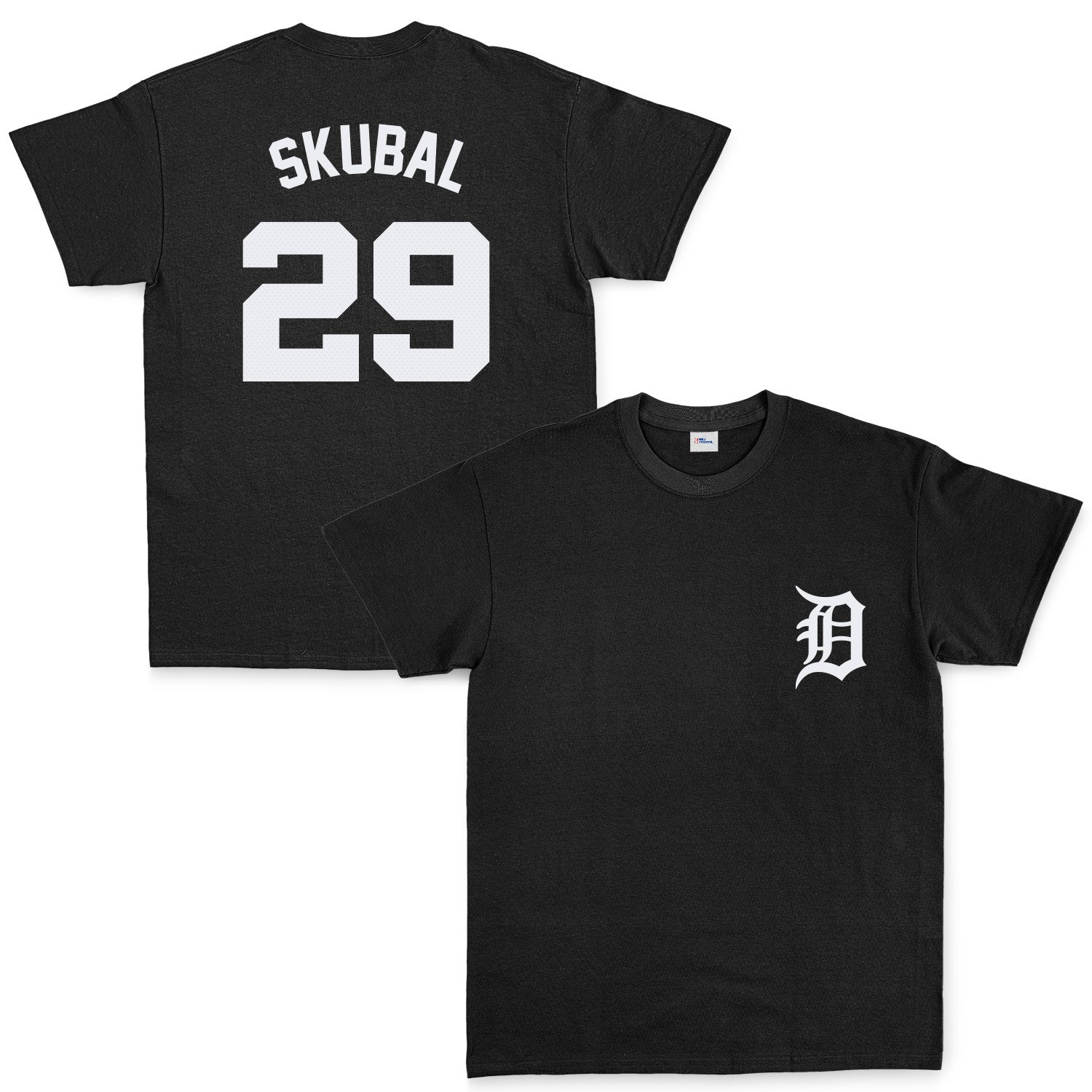 Tarik Skubal 29 Detroit Tigers Jersey Tişört XL - Siyah