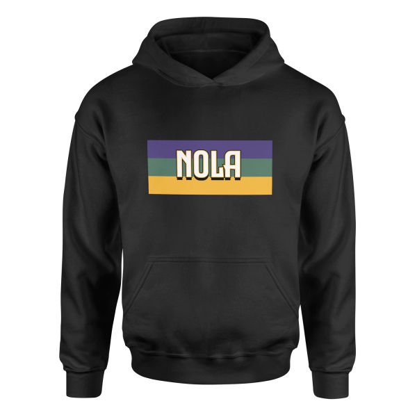 NOLA Hoodie XXL - Siyah