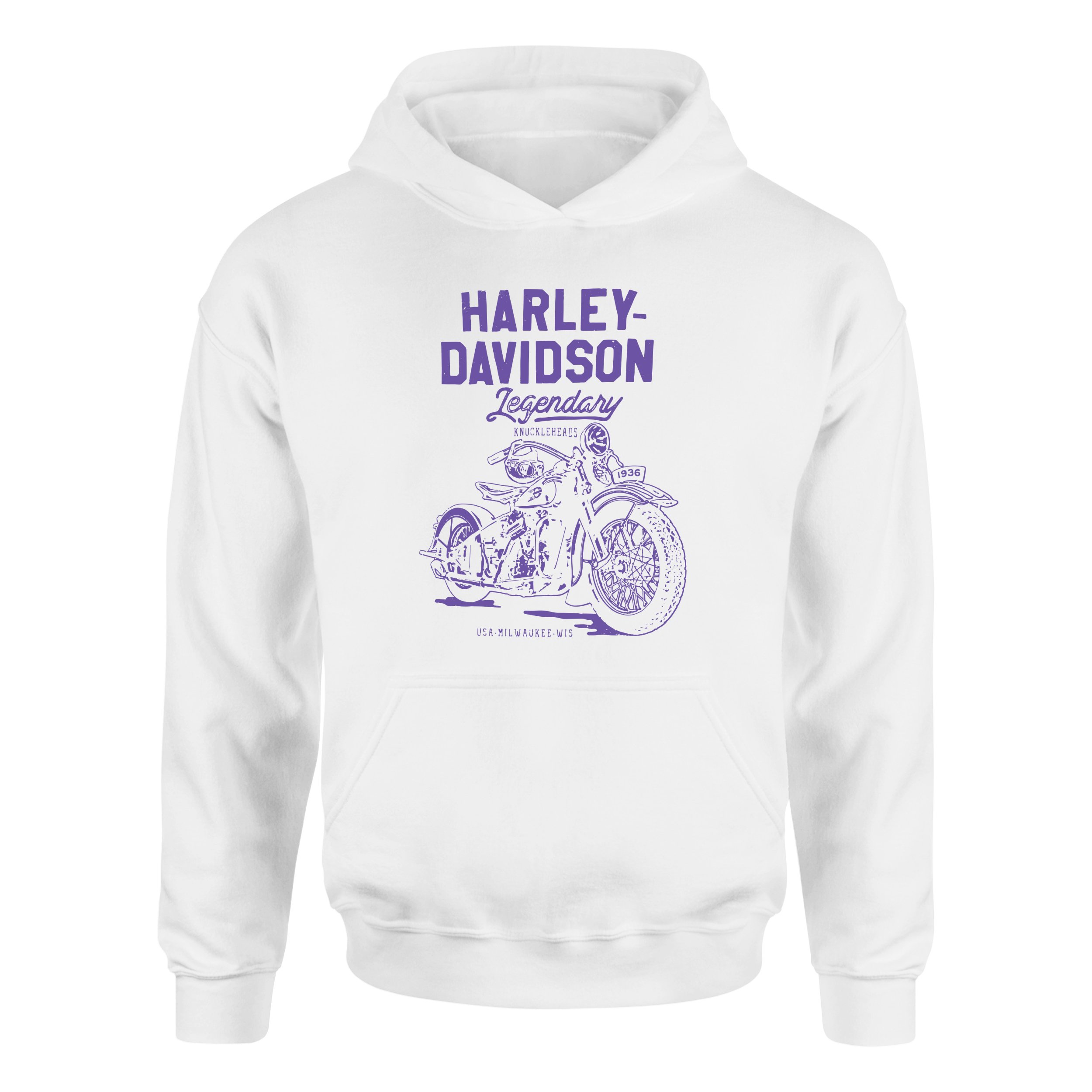 Harley-Davidson XIV Hoodie L - Beyaz