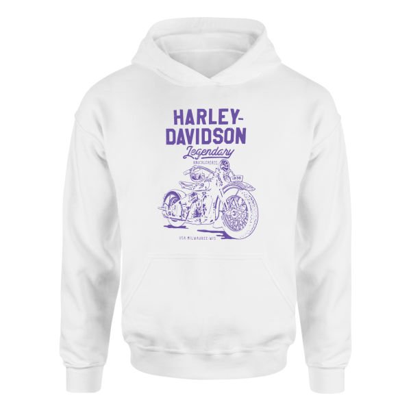Harley-Davidson XIV Hoodie L - Beyaz