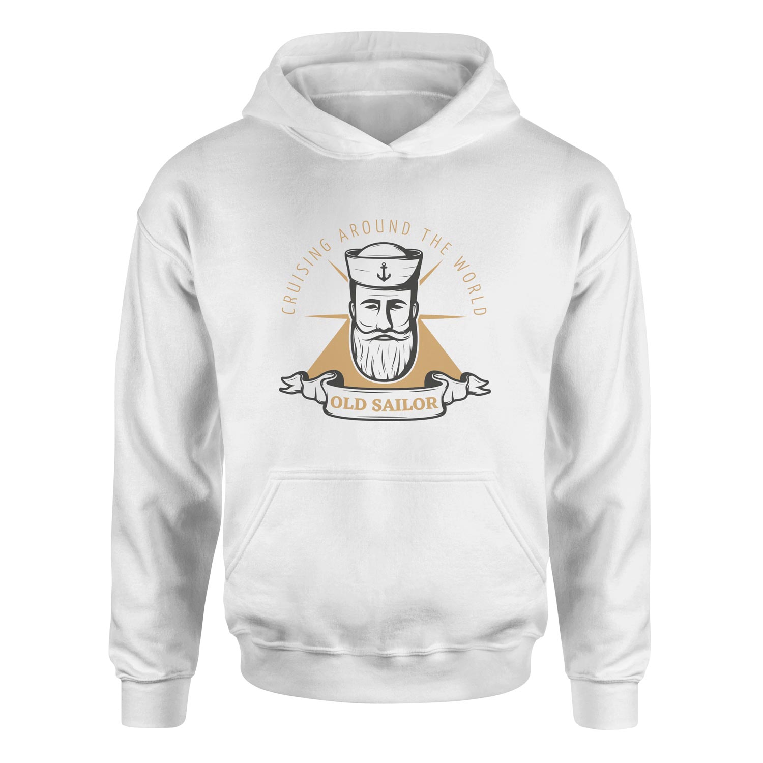 Old Sailor Hoodie XXL - Beyaz