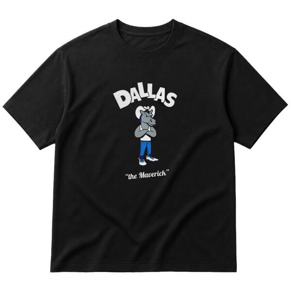 Dallas Cartoon Oversize Tişört