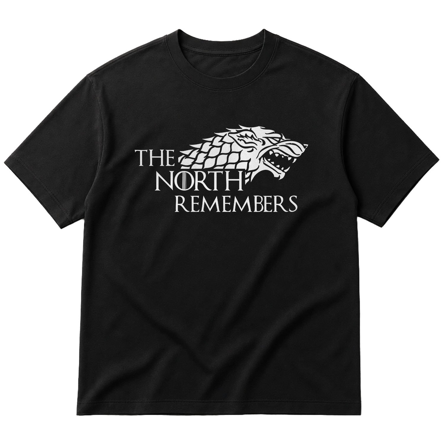 The North Remembers Oversize Tişört XL - Siyah