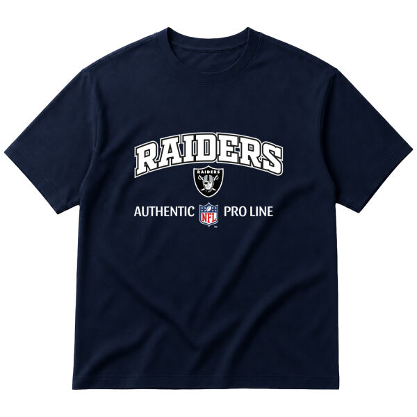 Raiders NFL Oversize Tişört S - İndigo Mavisi