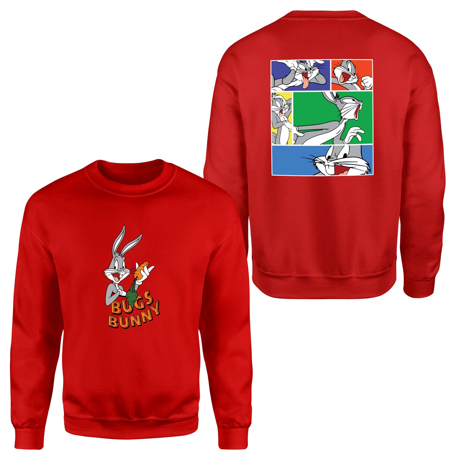 Bugs Bunny 360 Sweatshirt XXL - Kırmızı