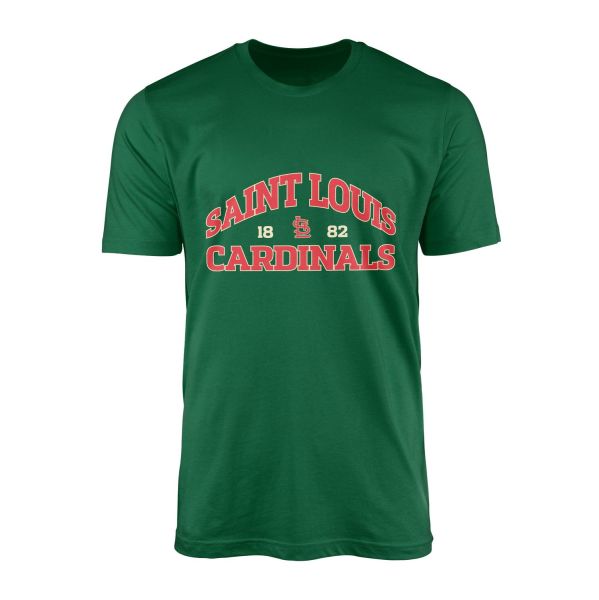 Saint Louis Cardinals 1882 Tişört S - Nefti Yeşili